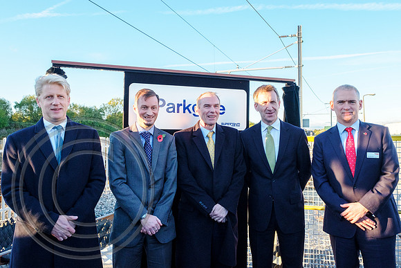 Opening ceremony Rotherham Parkgate Tram Train Launch 25102018 - DSCF7054