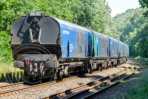 biomass wagons 6E09 Elland 18062018 - DSCF4919