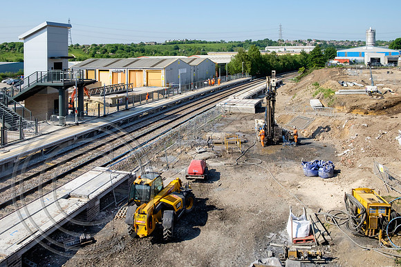 Low Moor Station Construction 06062016 1
