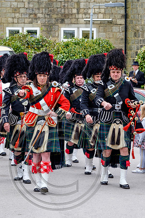 Bradford Pipe Band Haworth 1940s Weekend 14052016 1