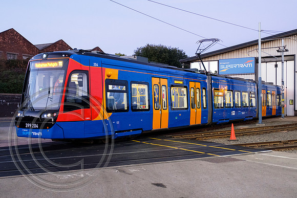 399204 Nunnery Supertram depot Tram Train Launch 25102018 - DSCF6982