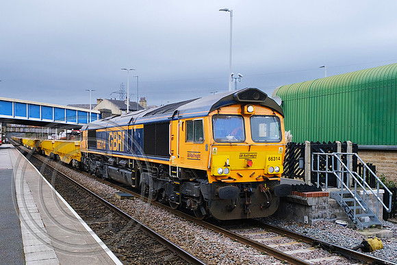 66314 + 66313 6G83 Brighouse 03032025 - DSCF2555