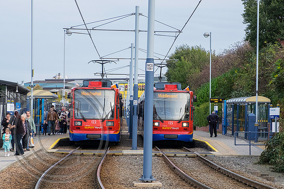 Trams 122 & 125 Nunnery Square 25102015