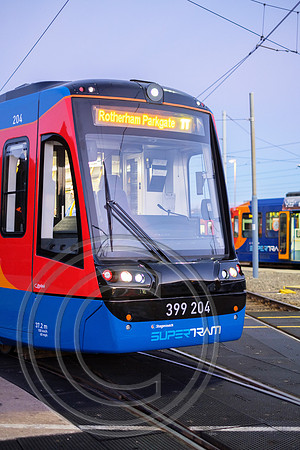 399204 Nunnery Supertram depot Tram Train Launch 25102018 - DSCF6976