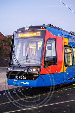 399204 Nunnery Supertram depot Tram Train Launch 25102018 - DSCF6979