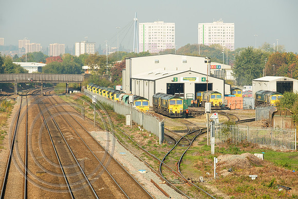 Freightliner Midland Rd depot Hunslet 10102018 - DSCF6745